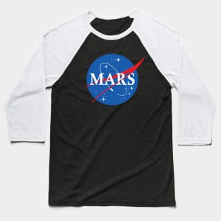 Nasa Logo Mars Baseball T-Shirt